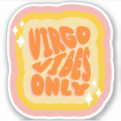 Virgo Power | Soft Girl | Aesthetic Horoscope  Sticker (Voorkant)