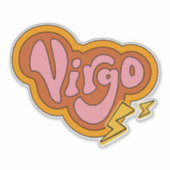 Virgo Power | Soft Girl | Aesthetic Horoscope Top Sticker (Voorkant)