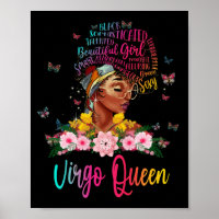 Virgo Queen Black Women Persistent Beautical
