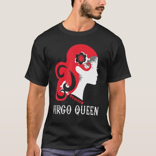 Virgo Queen Zodiac Sign Astrology Happy Birthday B T-shirt (Voorkant)