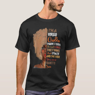 Virgo Queens wordt geboren in september in Afrika T-shirt