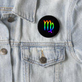 Virgo Rainbow Ronde Button 5,7 Cm (In situ)