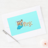 VIRGO RECHTHOEKIGE STICKER (Envelop)