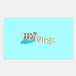 VIRGO RECHTHOEKIGE STICKER