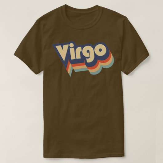 Virgo Retro T-shirt (Design voorkant)