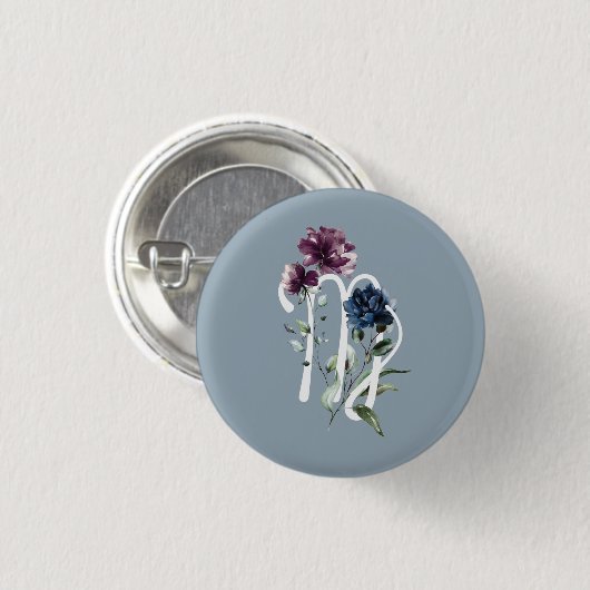Virgo Ronde Button 3,2 Cm (Voorkant /achterkant)