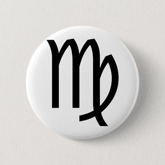 Virgo Ronde Button 5,7 Cm (Voorkant)