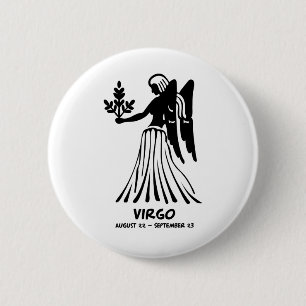 Virgo Ronde Button 5,7 Cm