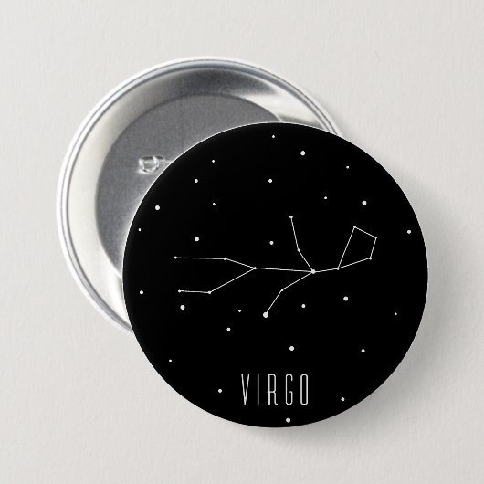 Virgo Ronde Button 7,6 Cm (Voorkant /achterkant)