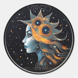 Virgo Ronde Sticker