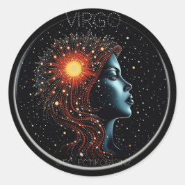 Virgo Ronde Sticker