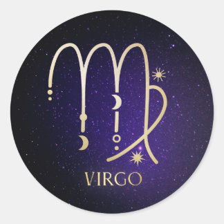 Virgo Ronde Sticker