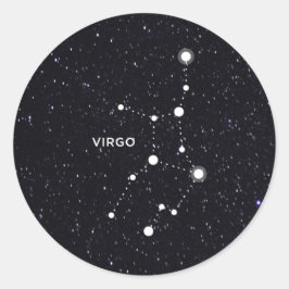 Virgo Ronde Sticker