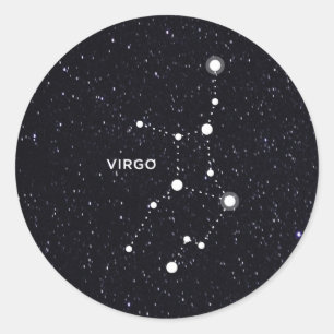 Virgo Ronde Sticker