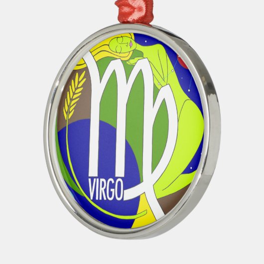 Virgo Round Ornament (Links)
