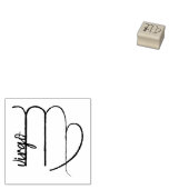 Virgo Rubberstempel (Gestempeld)