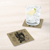 Virgo Sign Constellation Hevelius 1690 Kartonnen Onderzetters (Insitu)