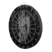 Virgo Sign Constellation Hevelius Black Decor Dartbord (Voorkant Rechts)