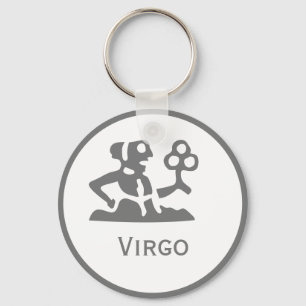 Virgo Sign of the Zodiac Design Sleutelhanger