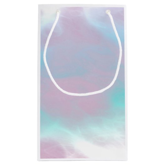 Virgo Sign on Pastels Moeder van parelstijl Afdruk Klein Cadeauzakje (Achterkant)