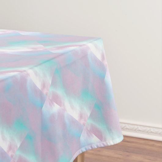 Virgo Sign on Pastels Moeder van parelstijl Afdruk Tafelkleed (Voorbeeld)