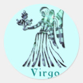 Virgo Sign Sticker (Voorkant)
