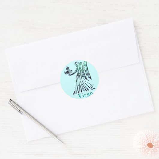 Virgo Sign Sticker (Envelop)