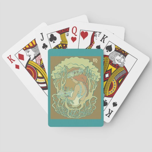 Virgo-speelkaarten Speelkaarten (Achterkant)