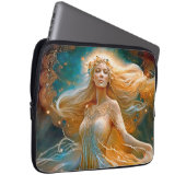 Virgo Star Sign Goddess, Celestial Being, Zodiac Laptop Sleeve (Voorkant Rechts)