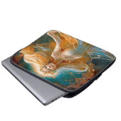 Virgo Star Sign Goddess, Celestial Being, Zodiac Laptop Sleeve (Voorkant onderkant)