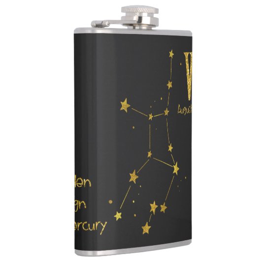 Virgo Star Sign. Heupfles (Rechts)