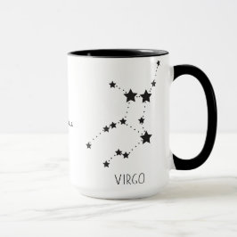 Virgo Star Zodiac Aangepaste naam Mok