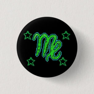 VIRGO Stars Ronde Button 3,2 Cm