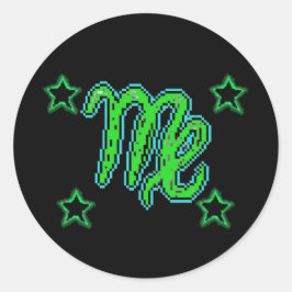 VIRGO Stars Ronde Sticker