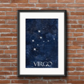Virgo starsign Poster met naam, sterrensignaal zod