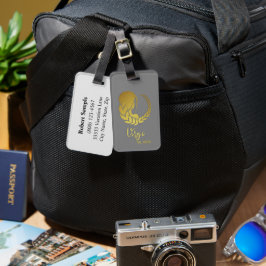 Virgo Sterrenbeeld Bagage Label
