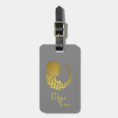 Virgo Sterrenbeeld Bagage Label (Voorkant verticaal)
