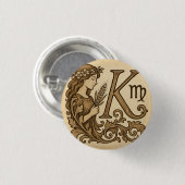 Virgo sterrenbeeld (K) Badge Ronde Button 3,2 Cm (Voorkant /achterkant)