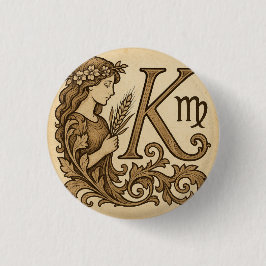 Virgo sterrenbeeld (K) Badge Ronde Button 3,2 Cm