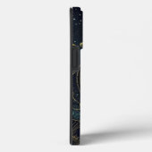 Virgo sterrenbeeld zwart en goud Case-Mate iPhone Case (Achterkant / Rechts)