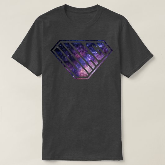 Virgo SuperEmpowered Zodiac Cosmos T-shirt (Design voorkant)