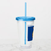 Virgo-symbool acryl drinkbeker (Rechts)