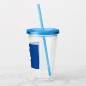 Virgo-symbool acryl drinkbeker (Links)