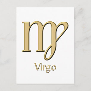 Virgo-symbool Briefkaart