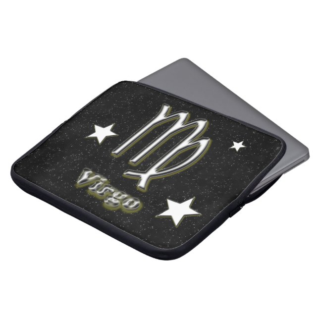 Virgo symbool laptop sleeve (Voorkant top)
