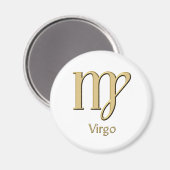 Virgo symbool magneet (Voorkant / Achterkant)