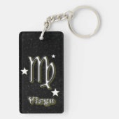 Virgo symbool sleutelhanger (achterkant)