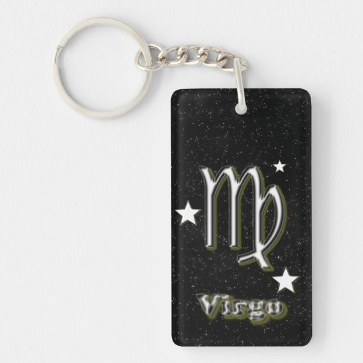 Virgo symbool sleutelhanger (Voorkant)