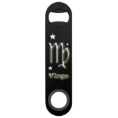 Virgo symbool speed flessenopener (Achterkant)