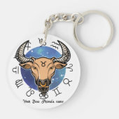 Virgo & Taurus Acrylic Keychain (Achterkant)